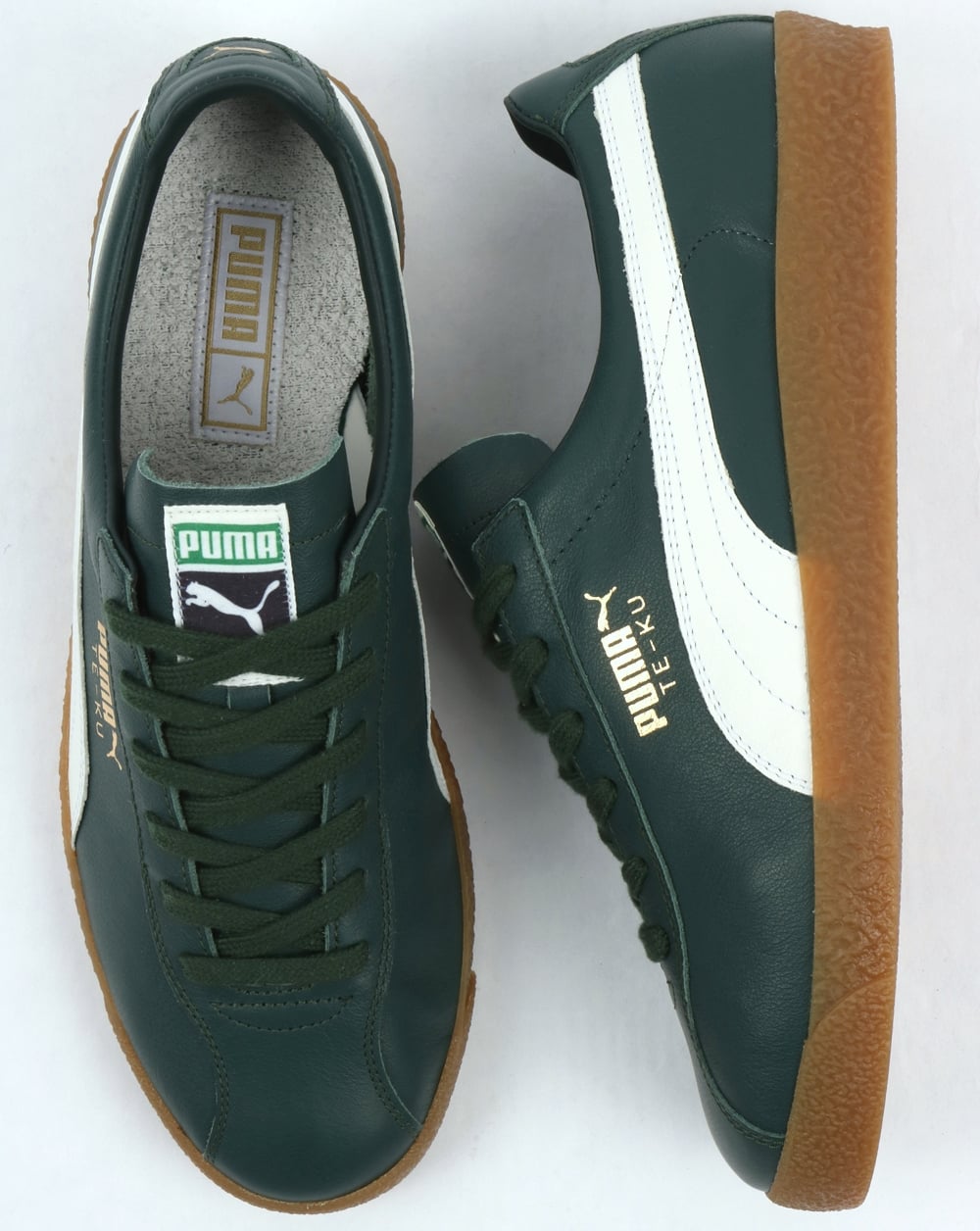 Puma Te-ku Leather OG Trainers Green/white