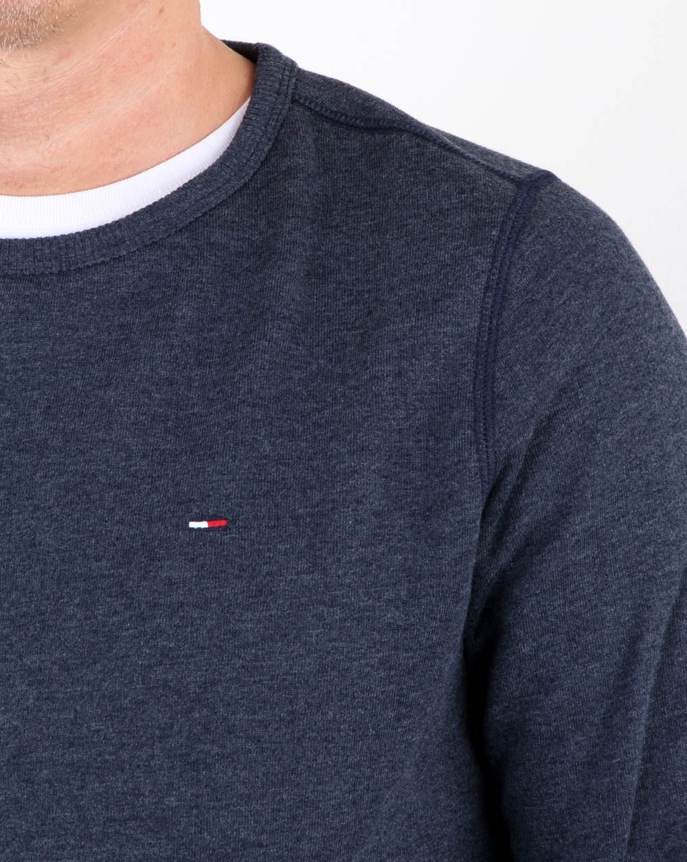Tommy Hilfiger Cotton Fleece Sweatshirt Navy