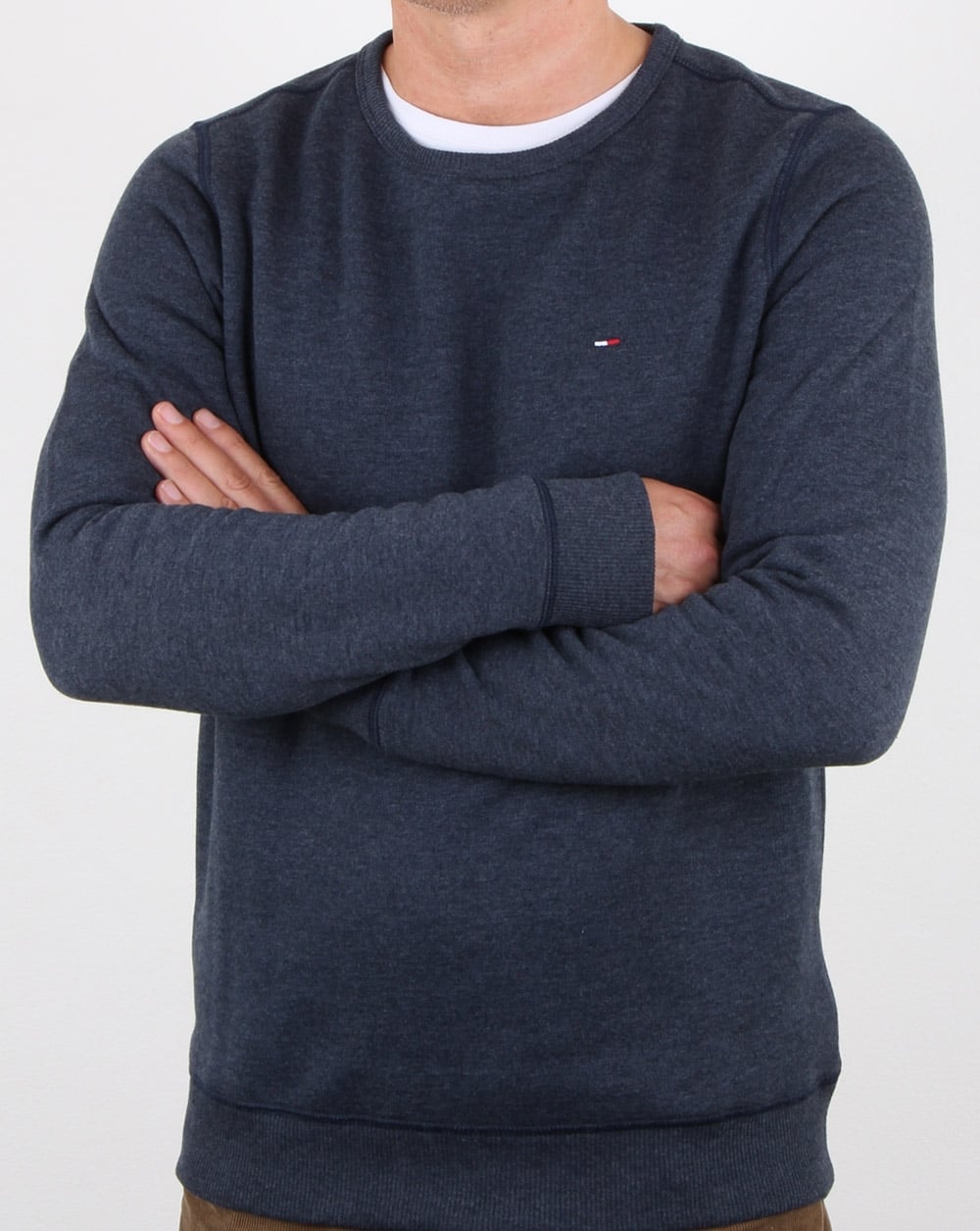 Tommy Hilfiger Cotton Fleece Sweatshirt Navy