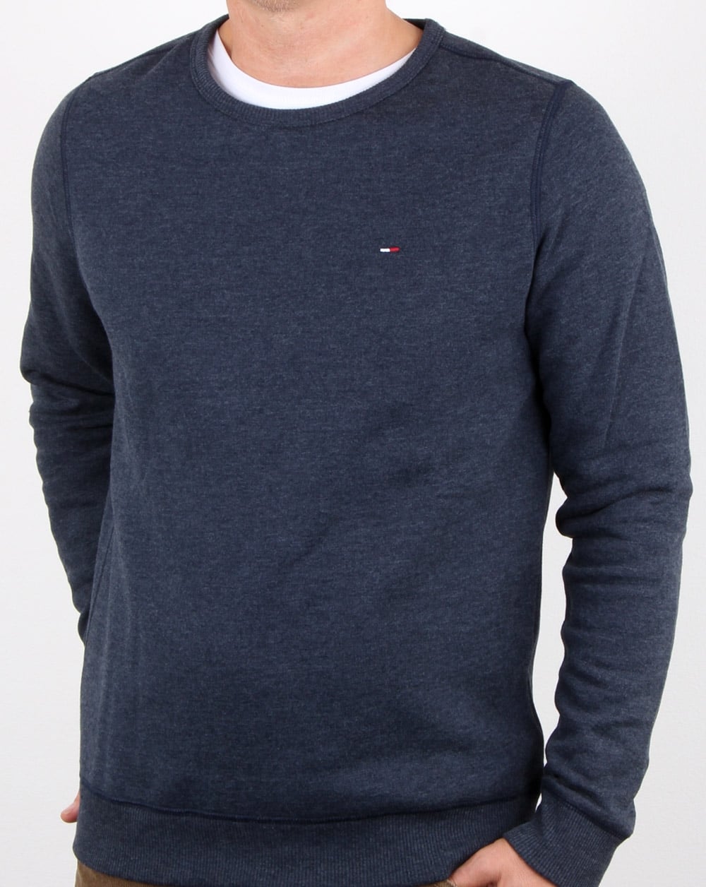 Tommy Hilfiger Cotton Fleece Sweatshirt Navy