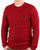 Luke Horton Cable Knit Jumper Cherry