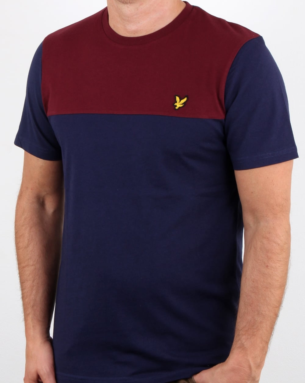 Lyle And Scott Yoke T Shirt Navy