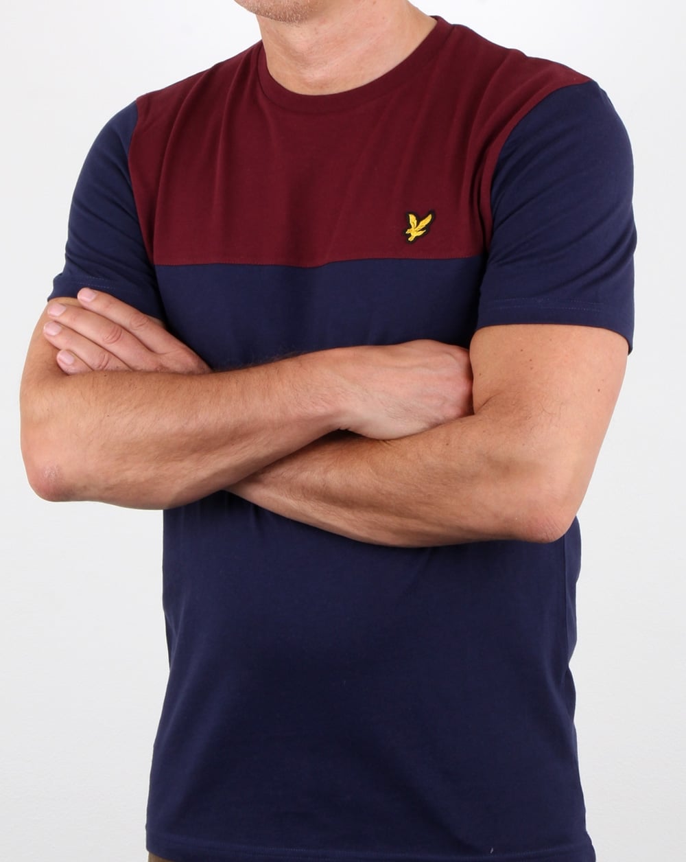 Lyle And Scott Yoke T Shirt Navy