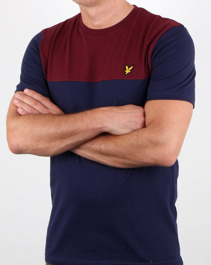 Lyle And Scott Yoke T Shirt Navy