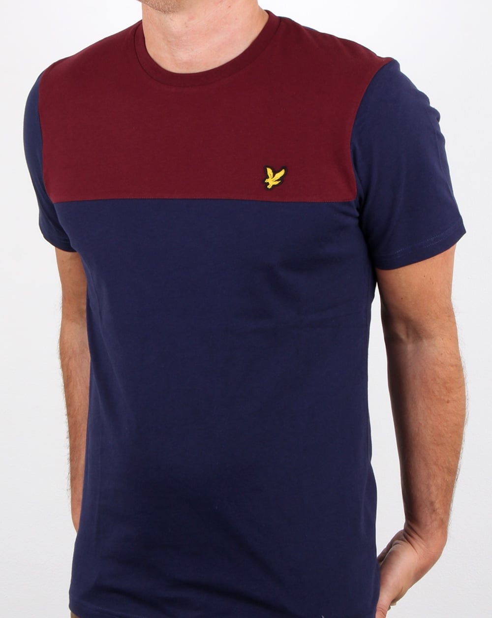 Lyle And Scott Yoke T Shirt Navy
