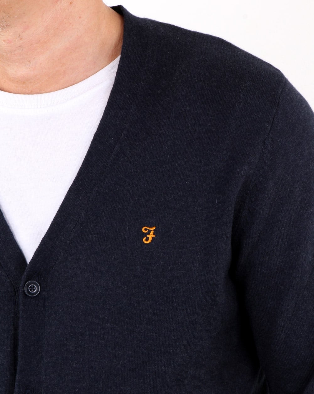Farah Jessie Cardigan True Navy Marl
