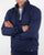 Weekend Offender Grier Qtr Zip Sweatshirt French Navy