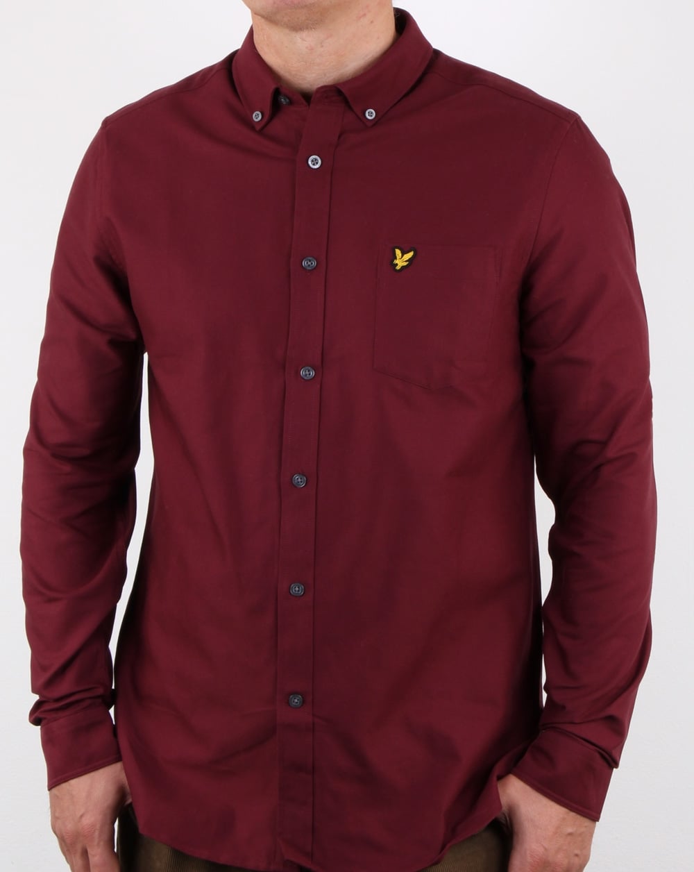 Lyle And Scott Oxford Shirt Claret Jug