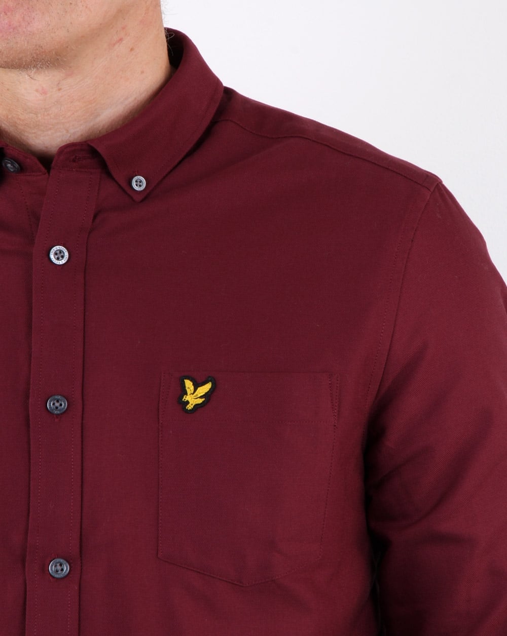 Lyle And Scott Oxford Shirt Claret Jug