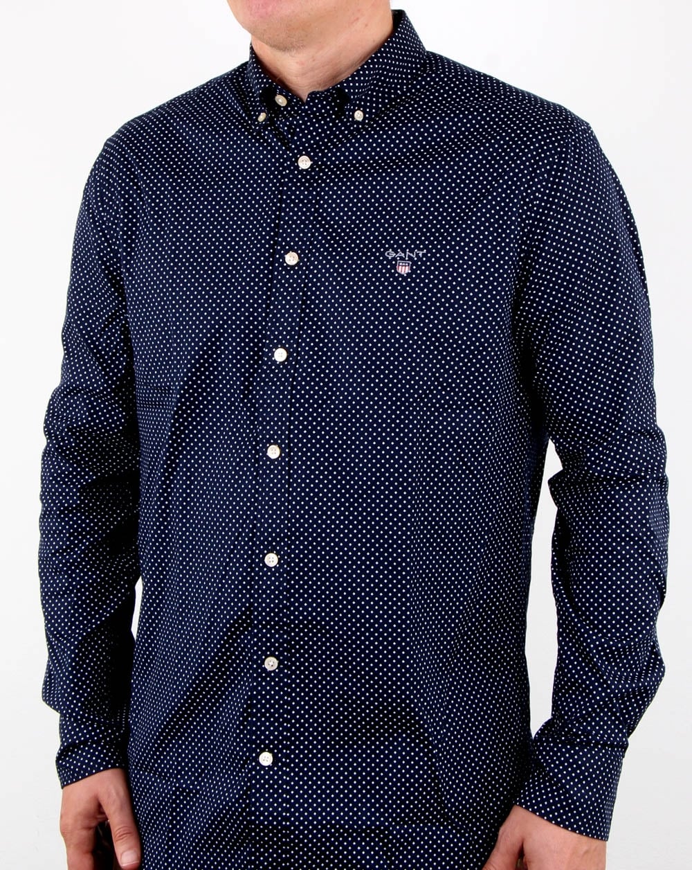 Gant Mini Star detail Shirt Blue