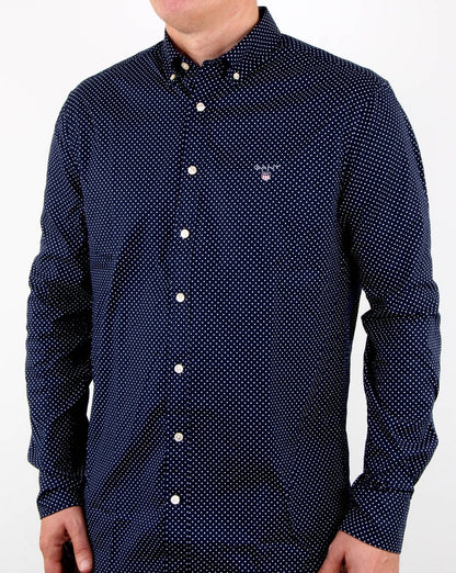 Gant Mini Star detail Shirt Blue