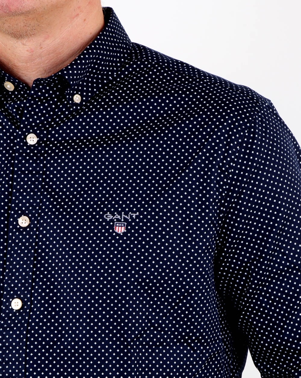 Gant Mini Star detail Shirt Blue