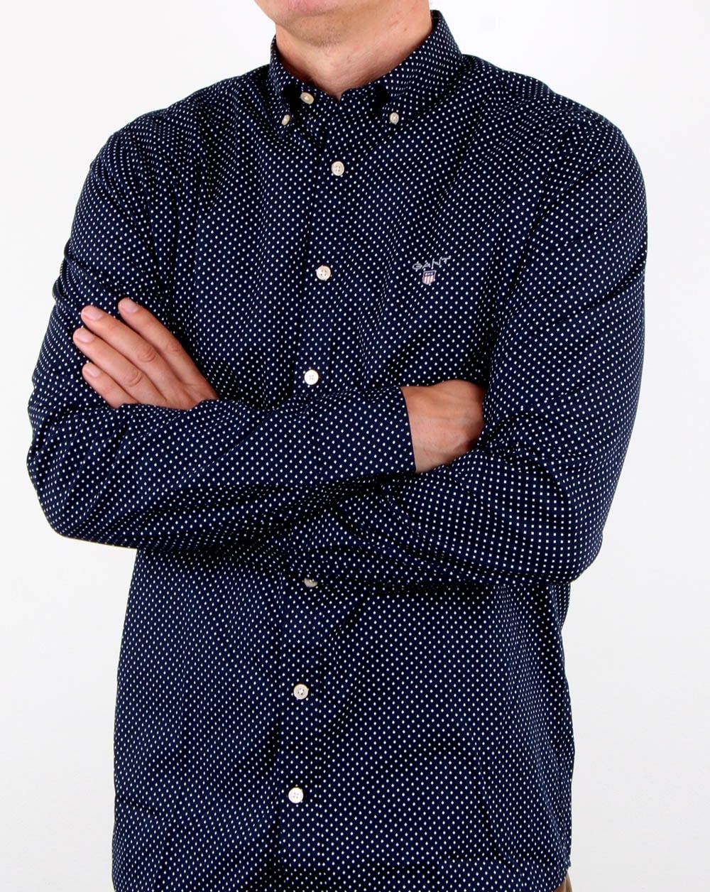 Gant Mini Star detail Shirt Blue