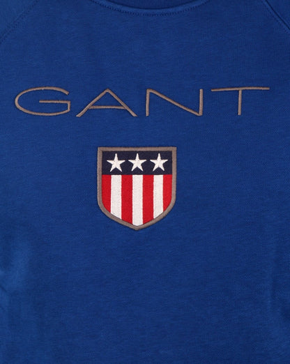 Gant Shield Crew Sweat Yale Blue