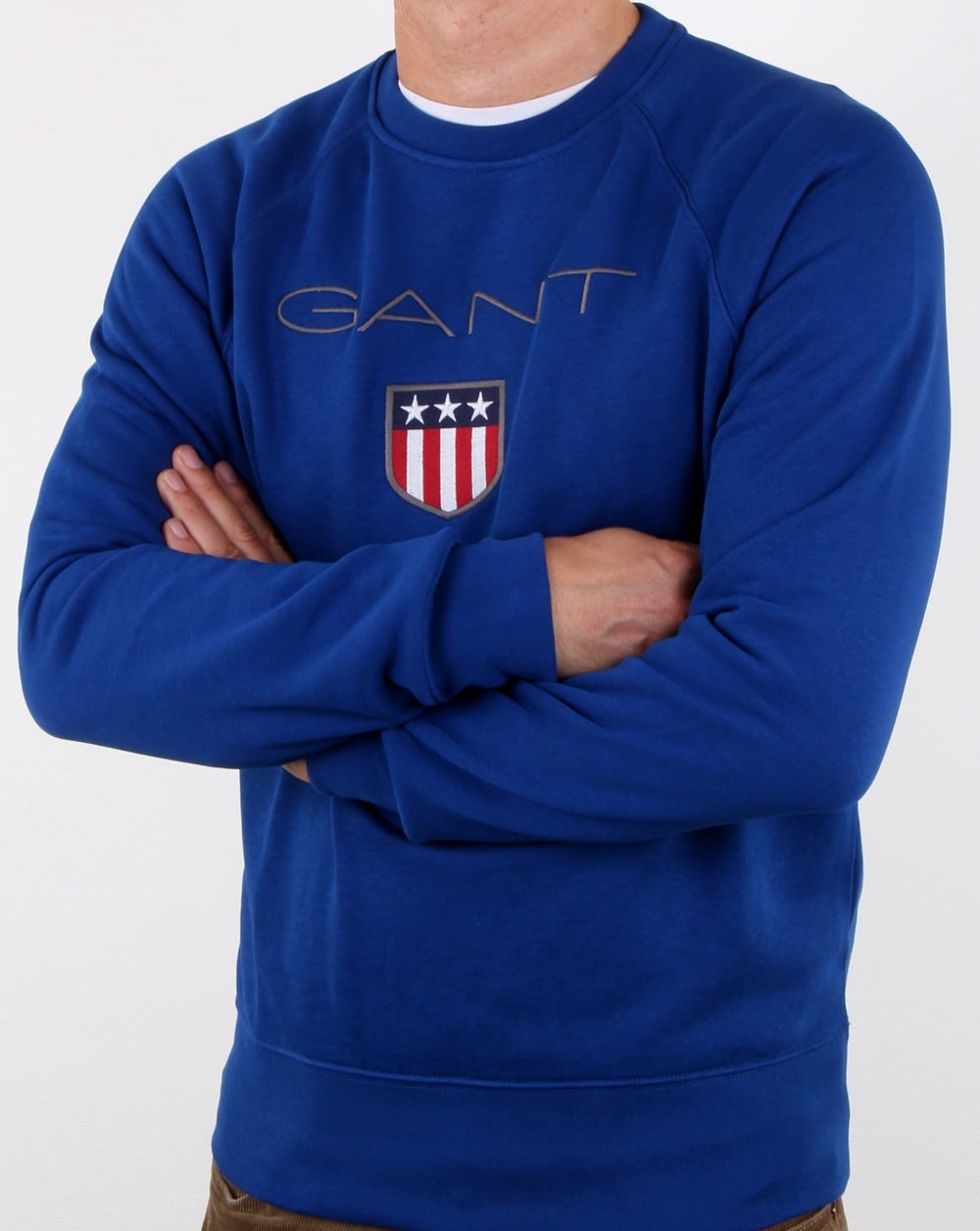 Gant Shield Crew Sweat Yale Blue