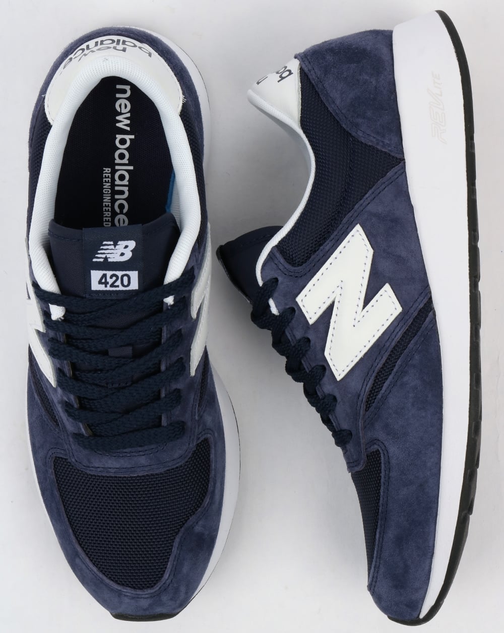 New Balance 420 Re-Engineered Trainers Navy