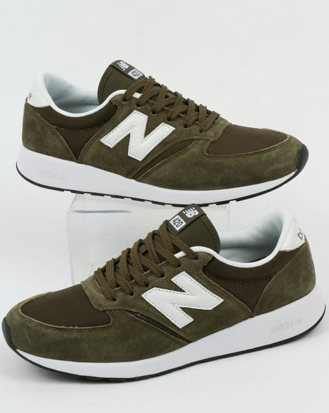New Balance 420 Re-Engineered Trainers Olive Green