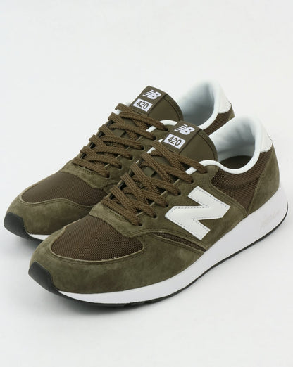 New Balance 420 Re-Engineered Trainers Olive Green