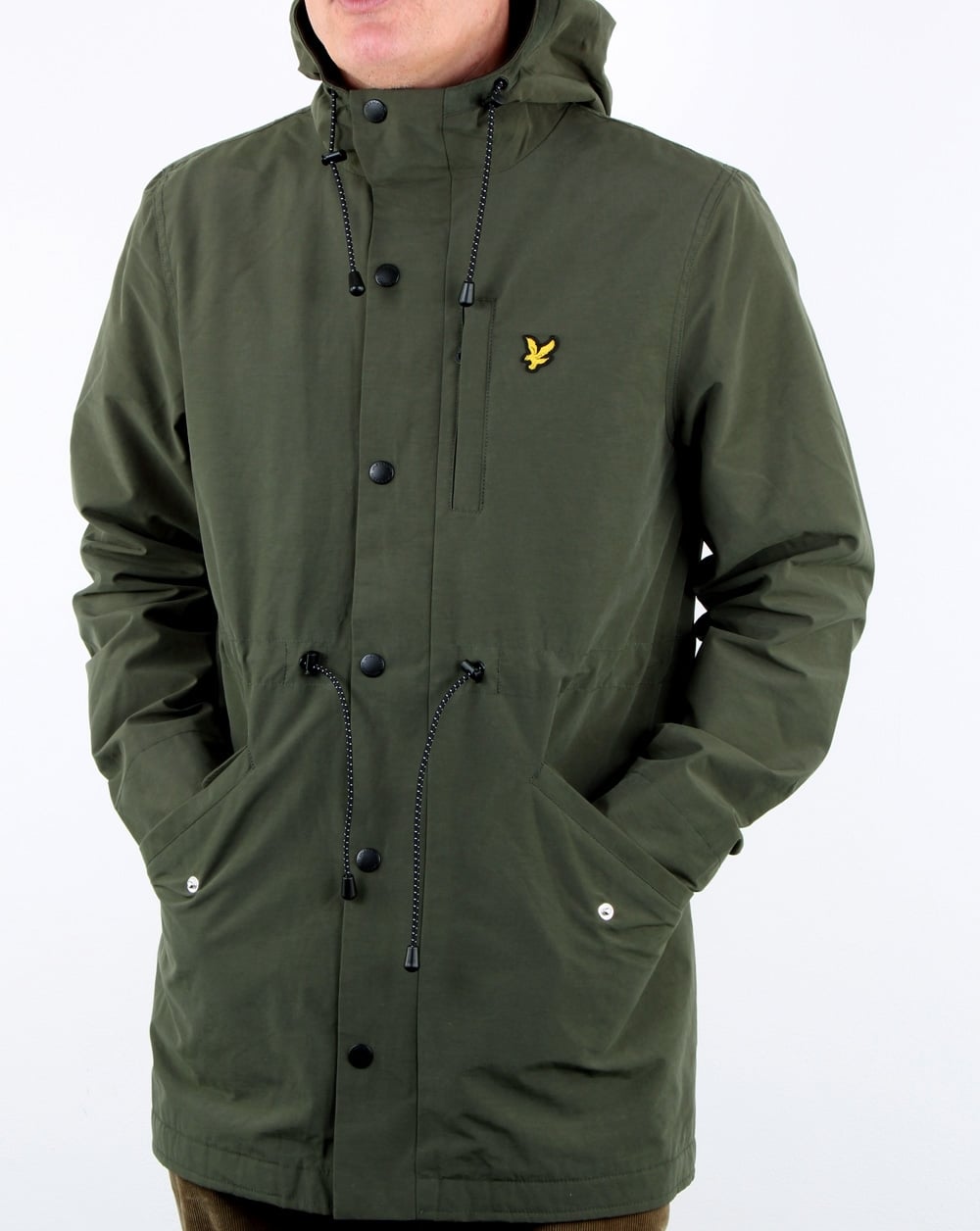 Lyle And Scott Microfleece Parka Leaf Green