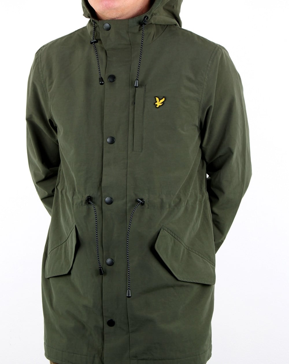 Lyle And Scott Microfleece Parka Leaf Green