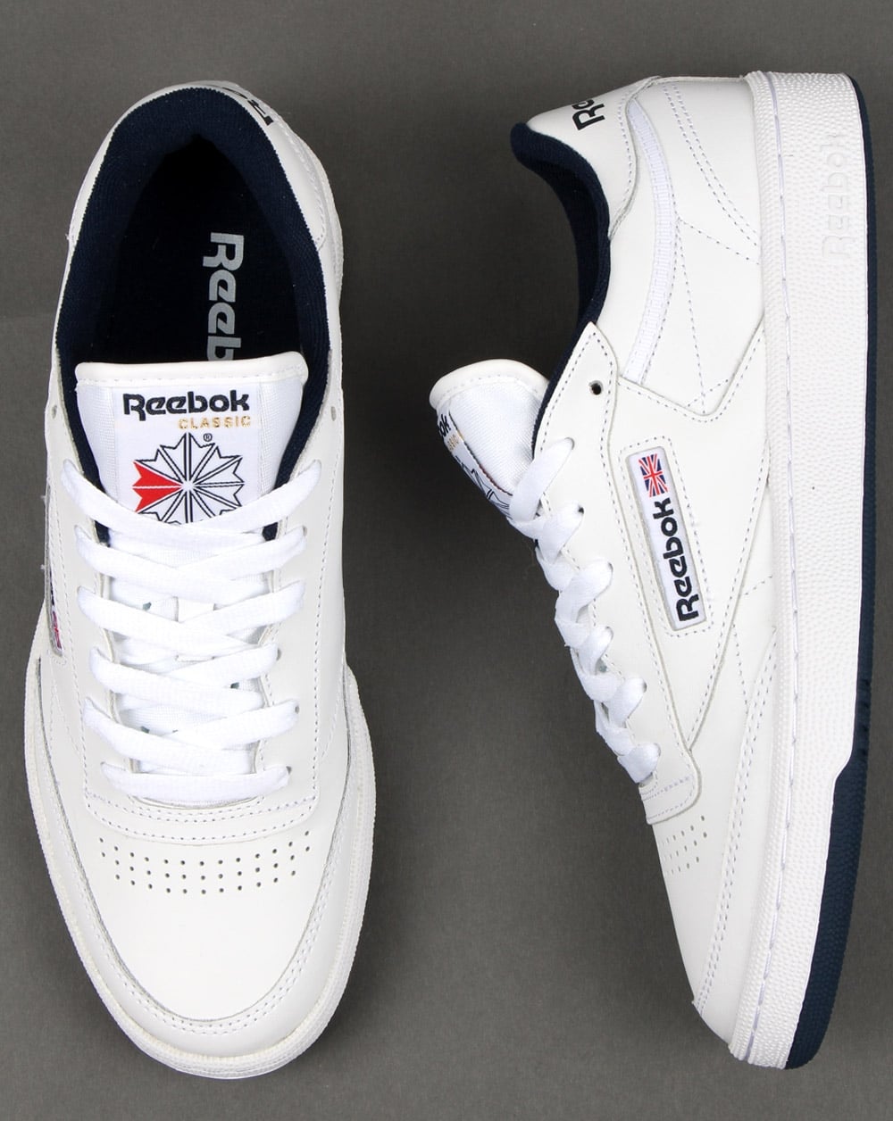 Reebok Club C 85 Trainers White/Navy