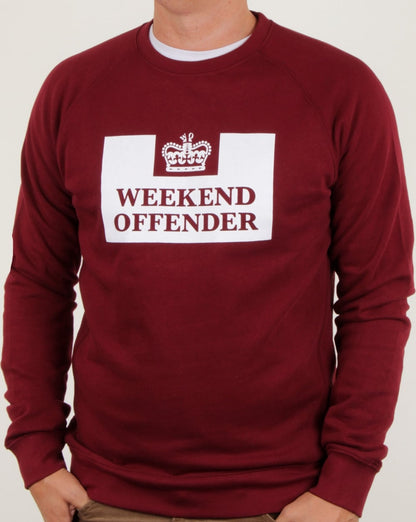 Weekend Offender Penitentiary Sweatshirt Garnet
