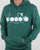 Diadora Logo Hoodie Posy Green