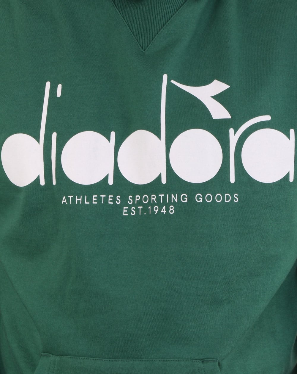 Diadora Logo Hoodie Posy Green