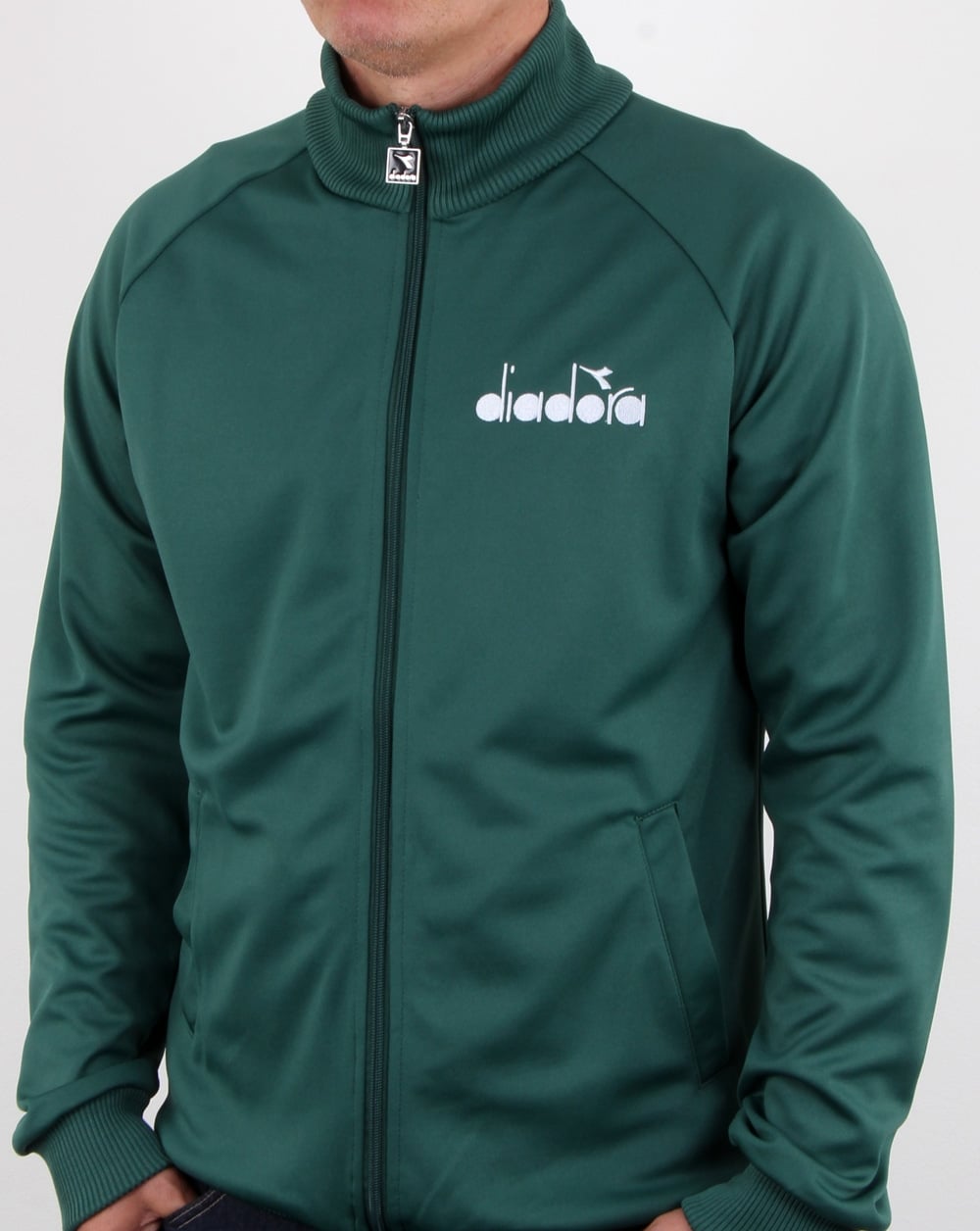 Diadora 80s Track Top Posy Green