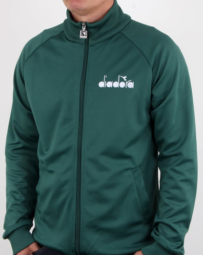 Diadora 80s Track Top Posy Green