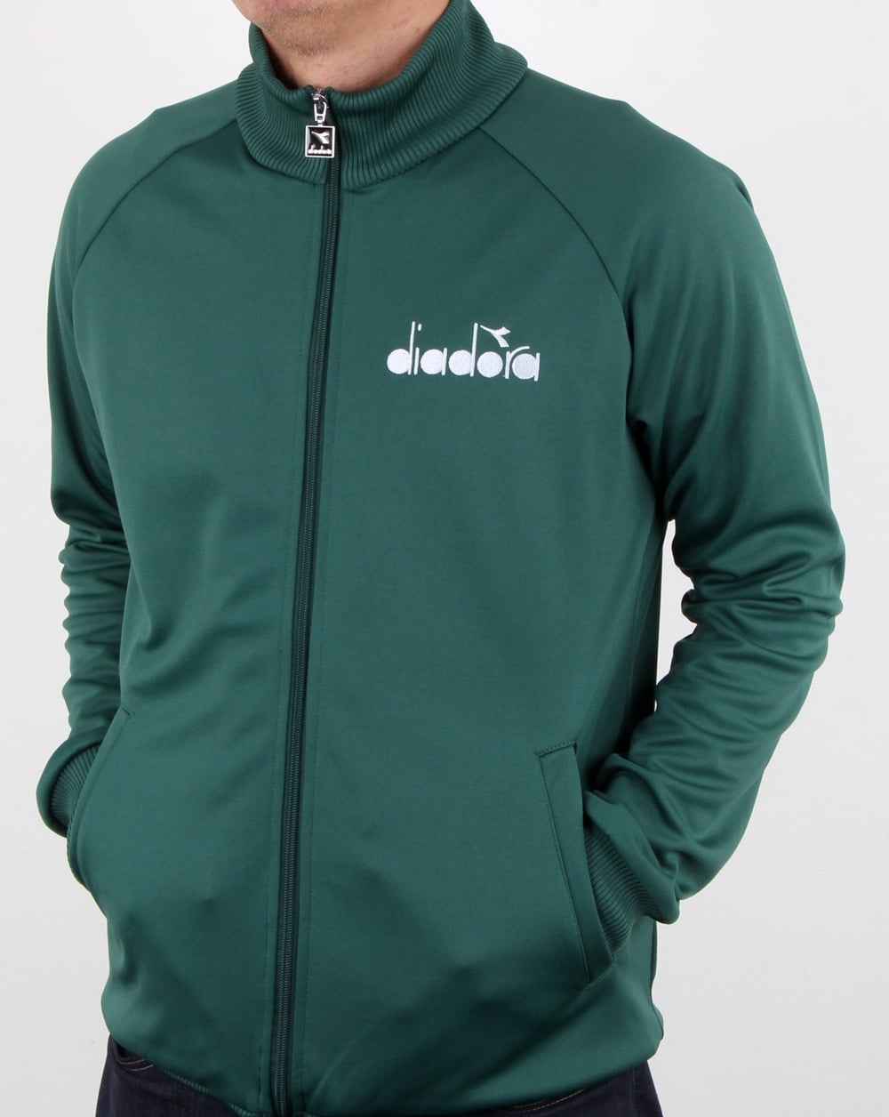 Diadora 80s Track Top Posy Green