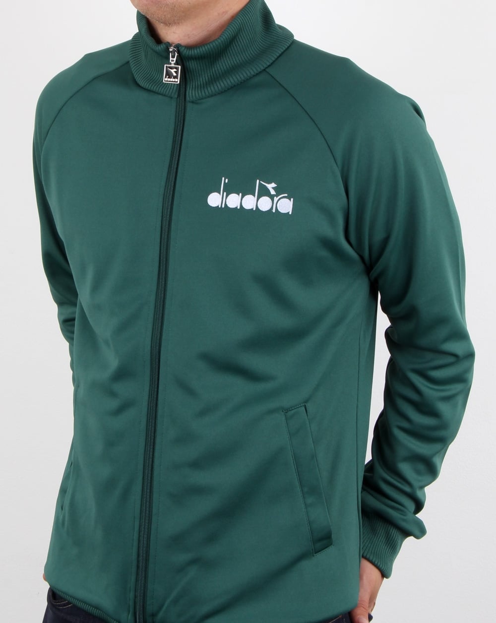 Diadora 80s Track Top Posy Green