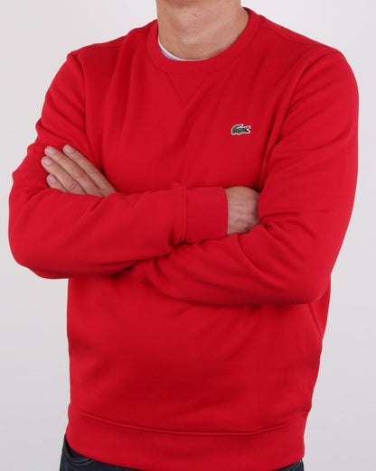 Lacoste Crew Neck Sweatshirt Red