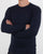 Tommy Jeans Rib Cotton Ls T Shirt Navy