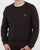 Gant Cotton Wool Crew Jumper Dark Brown Melange