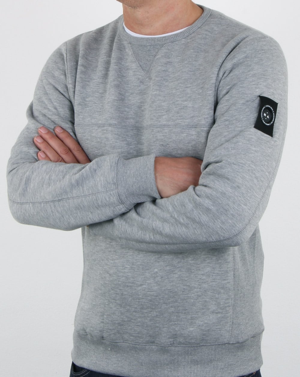 Marshall Artist Siren Crew Neck Sweat Grey Marl