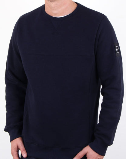 Marshall Artist Siren Crew Neck Sweat Navy