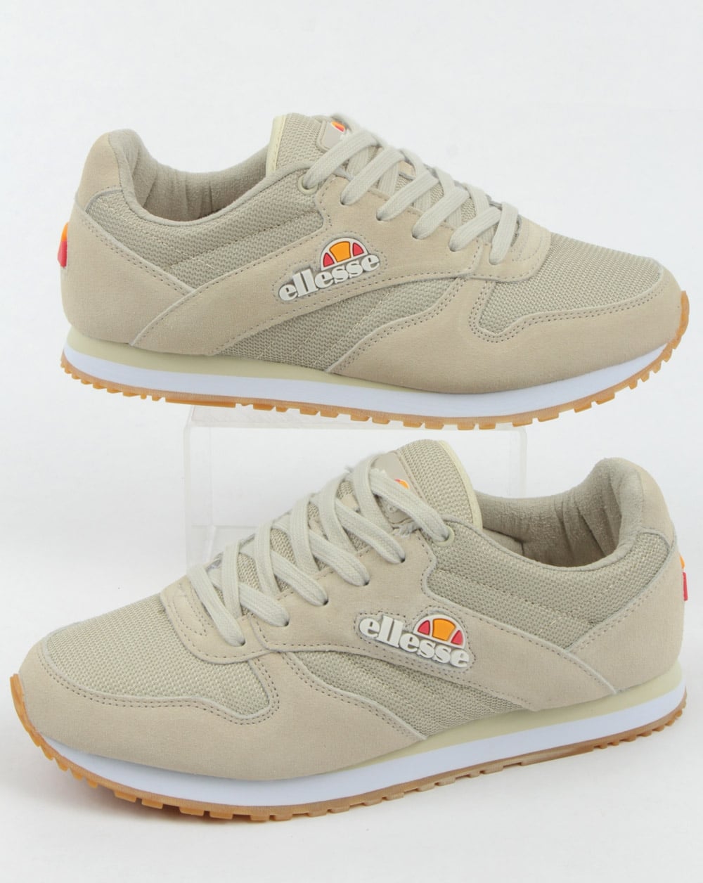 Ellesse City Runner Trainers Off White/gum