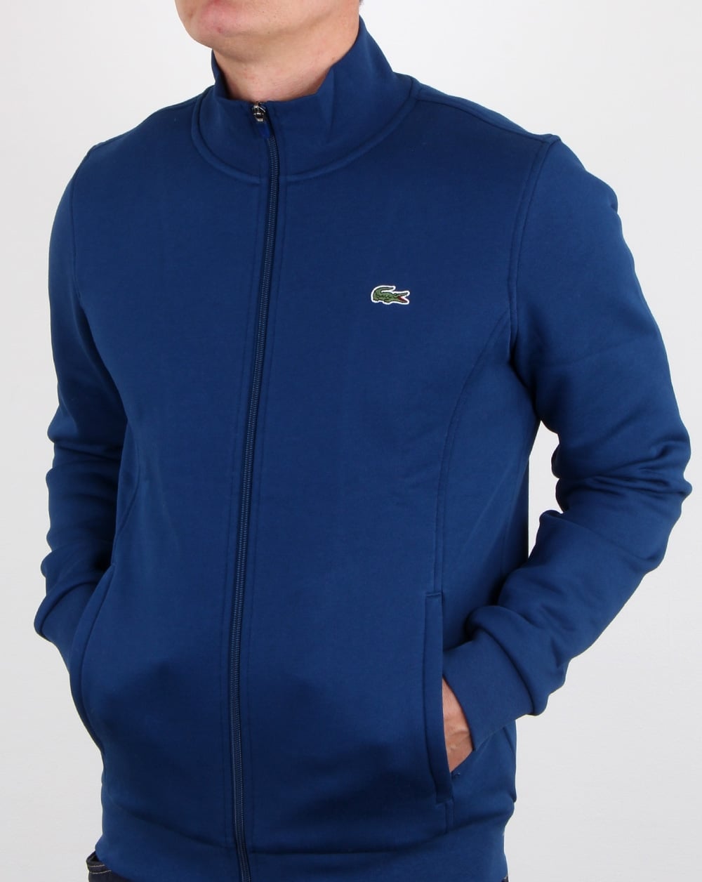 Lacoste Zip Up Track Top Marino