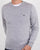 Lacoste Wool Crew Neck Jumper Silver Chine