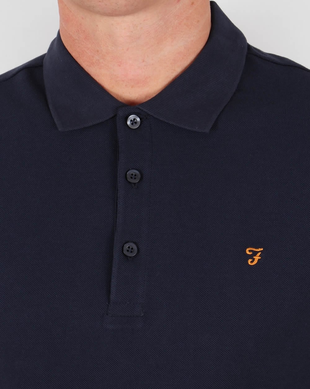 Farah Blaney Polo Shirt Navy Blue