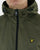 Lyle And Scott Zip Through Hooded Jacket Olive Marl