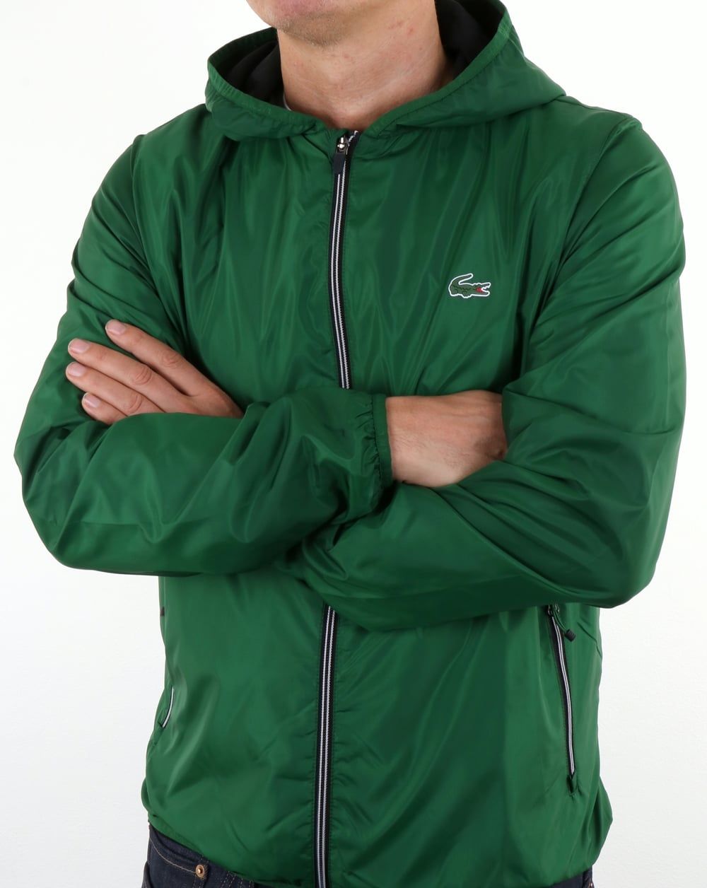 Lacoste Hooded Jacket Green