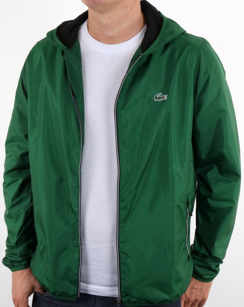 Lacoste Hooded Jacket Green