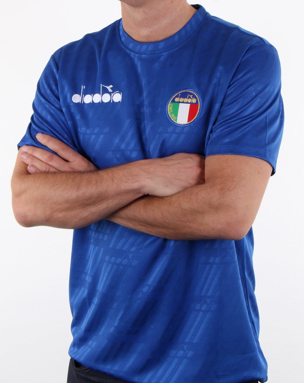 Diadora Rb94  Italia T Shirt Olympia Blue