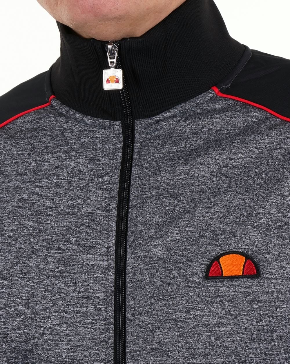 Ellesse Jetter Track Top Heather Charcoal/black