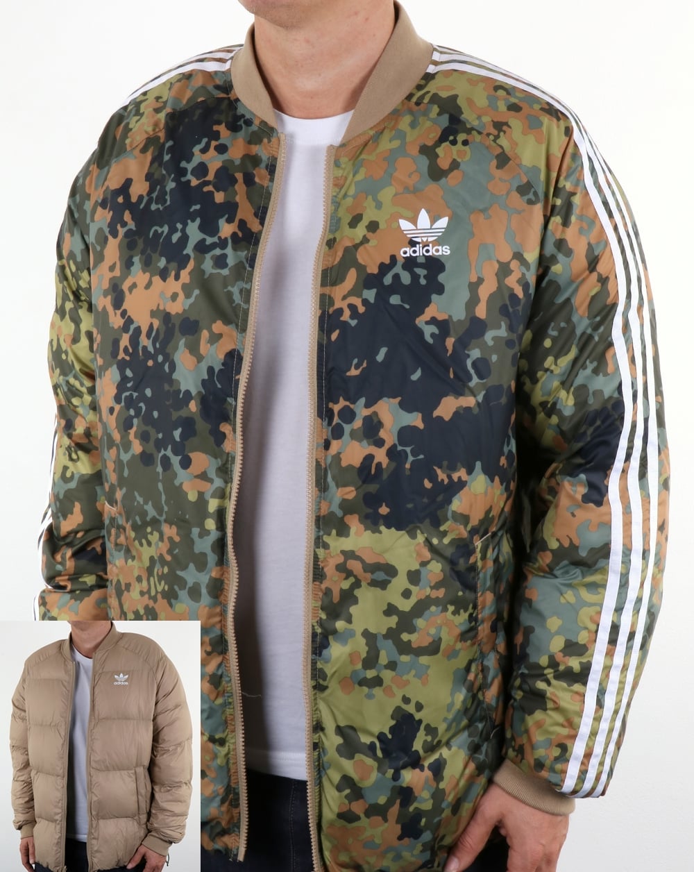 Adidas Originals Pharrell Williams Hu Hiking SST Winter Jacket Camo