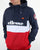 Ellesse Tri Color Overhead Jacket Navy-White-Red