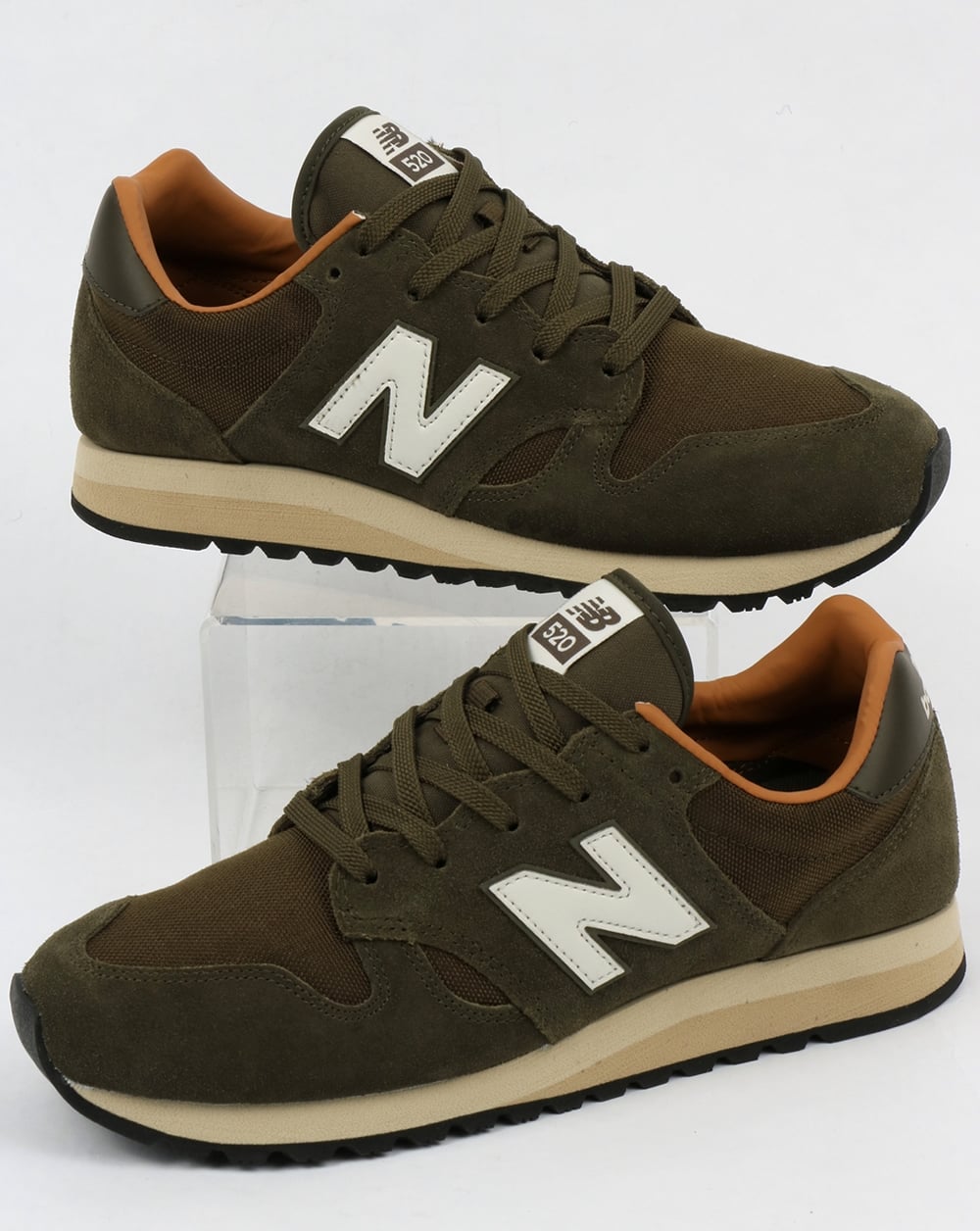 New Balance 520 Trainers Military Dark/Brown Sugar