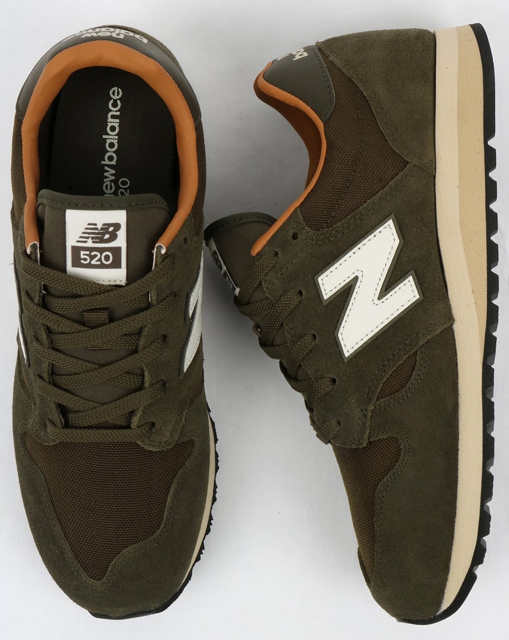 New Balance 520 Trainers Military Dark/Brown Sugar